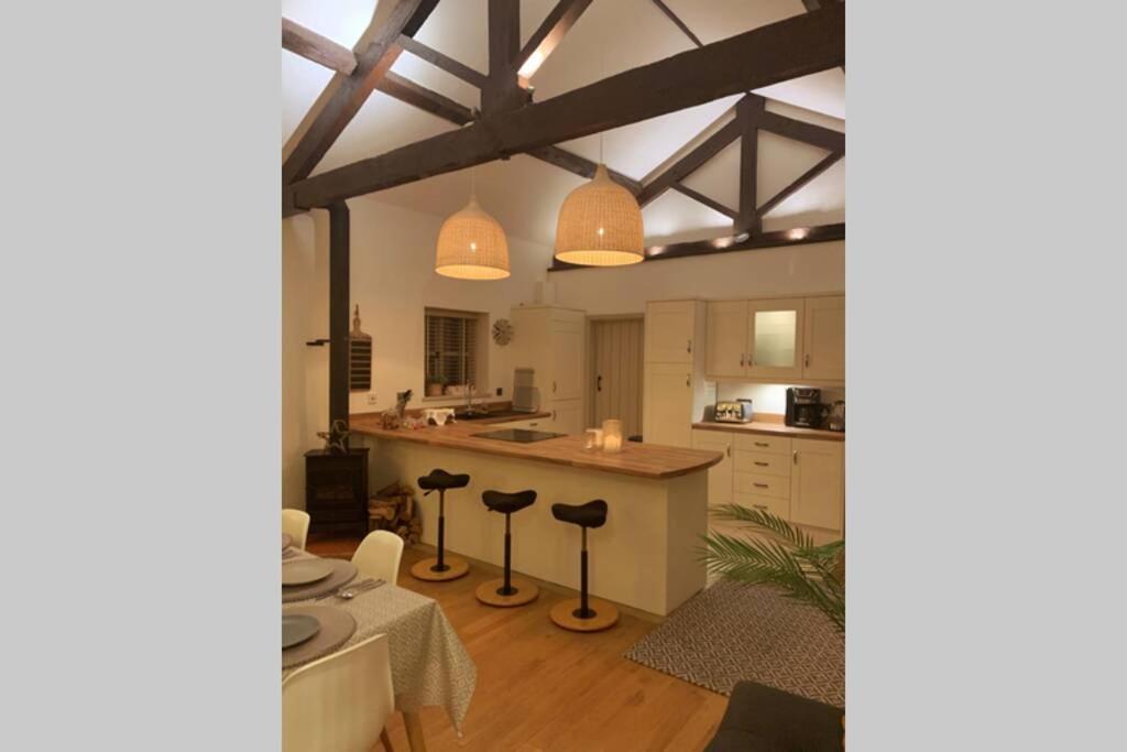 Stunning Barn Private Hot Tub Malvern & Worcester Sleeps 6 Bagian luar foto